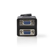 Nedis CCGP59120BK02 VGA kábel | VGA-dugasz - 2 db VGA-aljzat | 0,2 m | fekete