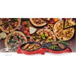 Nedis FCPM100FRD multifunkciós pizzakészítő és grillsütő