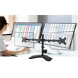 Nedis MMDOSD110BK asztali montor tartó állvány 2 képernyőhöz, 15 - 32" méretig
