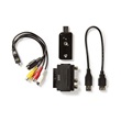 Nedis VGRRU100BK video grabber | A/V kábel / scart | szoftverrel | USB 2.0
