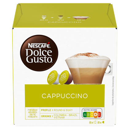 Nescafe® Cappuccino Dolce Gusto® kávékapszula, 16 db