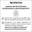 Nespresso® Krups XN100110 Inissia kapszulás kávéfőző, fehér + kávékapszula-utalvány