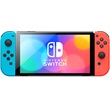 Nintendo Switch OLED hordozható játékkonzol neon piros és kék Joy-Con kontrollerrel (NSH007)