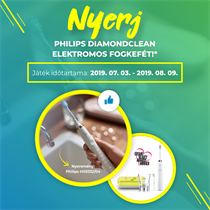Nyerj Philips DiamondClean elektromos fogkefét!