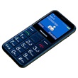 Panasonic KX-TU155EXCN senior mobiltelefon, kék