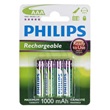 Philips R03B4RTU10 AAA 1000MAH AKKUMULÁTOR