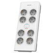 Philips SPN7080WA/58 8-as elosztó, 2 méter, túlfeszültség védelem