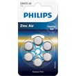 Philips ZA675B6A/00 Minicells akkumulátor hallókészülékhez, cink-levegő, 1.4V, 6 db-os kiszerelés