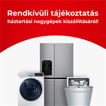 Rendkívüli tájékoztatás háztartási nagygépek házhoz szállításáról - FRISSÍTVE!