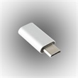 SAL USBC A1 USB-C dugó - microUSB-B aljzat átalakító, fém