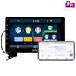 SAL VB X1000 autórádió és multimédiás lejátszó, 4 x 45 W, CarPlay, Android Auto