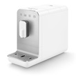 SMEG BCC11WHMEU automata kávéfőző, Basic, szálcsiszolt alumínium front, fehér
