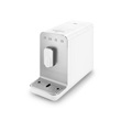 SMEG BCC11WHMEU automata kávéfőző, Basic, szálcsiszolt alumínium front, fehér