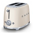 SMEG TSF01CREU retro 2-szeletes kenyérpirító, bézs