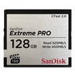 SanDisk 173408 CFast Extreme Pro memóriakártya, 128 GB, 525 MB/sec
