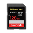 Sandisk 121506 SDXC Extreme Pro kártya 128GB, 300MB/s, UHS-II, CL10 10, U3, V90