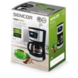 Sencor SCE3700BK filteres kávéfőző