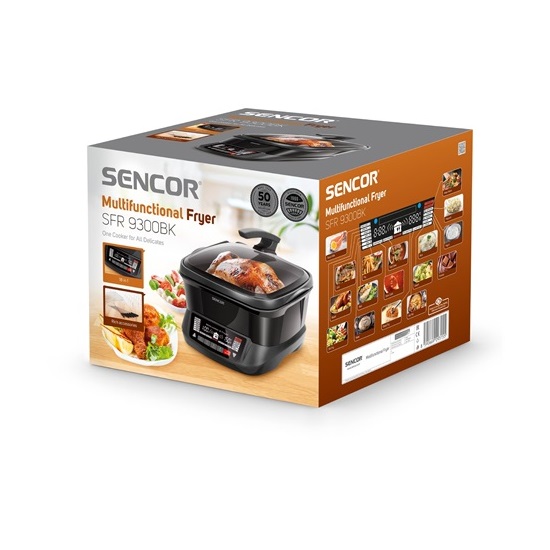 Sencor SFR 9300BK multifunkciós olajsütő MarketWorld