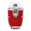 Smeg CJF11RDEU citrusprés, 50-es évek retro design, 70W, piros