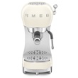 Smeg ECF02CREU espresso kávéfőző, őrölt kávéval használható, reto, bézs