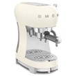 Smeg ECF02CREU espresso kávéfőző, őrölt kávéval használható, reto, bézs