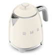 Smeg KLF05CREU mini vízforraló, 50-es évek retrodesign, 0,8 liter, 1400 W, bézs