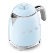 Smeg KLF05PBEU mini vízforraló, 50-es évek retrodesign, 0,8 liter, 1400 W, világoskék