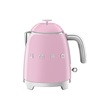 Smeg KLF05PKEU mini vízforraló, 50-es évek retrodesign, 0,8 liter, 1400 W, rózsaszín