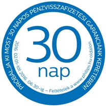 Sonicare 30 napos pénzvisszafizetési garancia