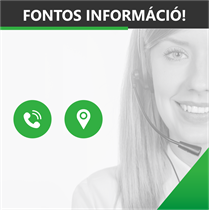 Tájékoztatás ügyfélszolgálat zárva tartásáról!