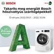 Takaríts meg energiát Bosch hőszivattyús szárítógépekkel!