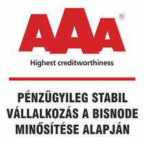Tanúsítvány a pénzügyileg legstabilabb cégeknek