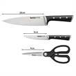 Tefal K232S355 3 darabos kés készlet