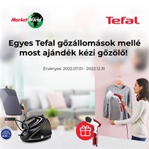 Tefal gőzállomások mellé most ajándék kézi gőzölő!