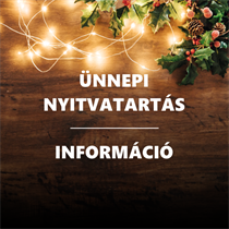 Ünnepi nyitvatartás