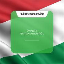 Ünnepi nyitvatartás