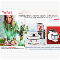 Vásárolj 3 Tefal konyhai kisgépet az ajándék Wizzo robotgépért!