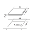 Whirlpool AKT8601IX beépíthető üvegkerámia főzőlap
