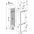 Whirlpool ART 66122 beépíthető alulfagyasztós hűtőszekrény