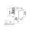 Whirlpool W7I HP40 L beépíthető mosogatógép