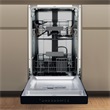 Whirlpool WH3UC10BS7A0X keskeny beépíthető mosogatógép