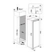 Whirlpool WHSD18A033C2 P beépíthető egyajtós hűtőszekrény