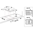 Whirlpool WRD 6030 B beépíthető indukciós főzőlap, 2 főzőzóna