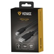 Yenkee YCU 016 BK USB A - USB B kábel