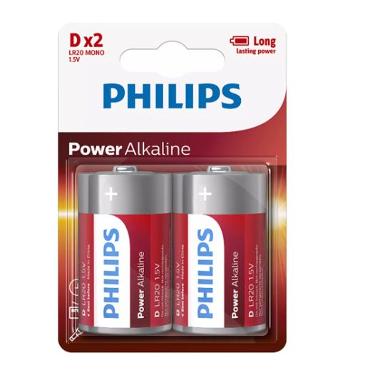 Philips LR20P2B/10 Power Alkaline elem
