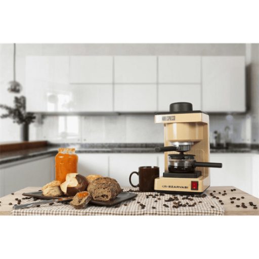 Szarvasi SZV-612/3 Mini Espresso kávéfőző, drapp