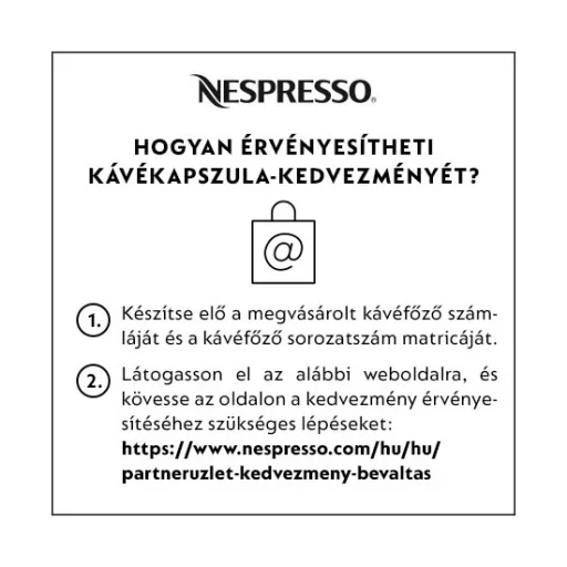 Nespresso® De'Longhi EN167.B CitiZ kapszulás kávéfőző, fekete