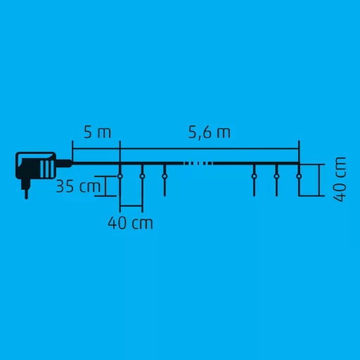 Home by Somogyi KJL 35 LED-es jégcsap fényfüzér