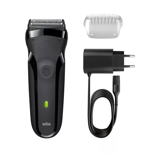 Braun 3 300S tölthető elektromos borotva, fekete