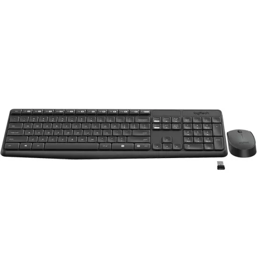 Logitech MK235 vezeték nélküli billentyűzet + egér szett, magyar, USB-s adapter